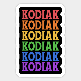 KODIAK ALASKA Sticker